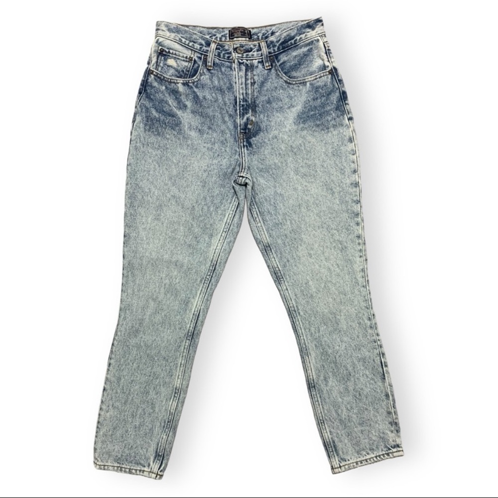 Abercrombie and Fitch Acid wash mom jeans